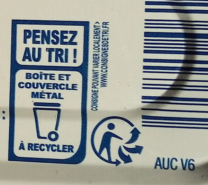 Filets de maquereaux sauce escabèche - Recyclinginstructies en / of verpakkingsinformatie - fr