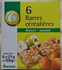 Barres céréalières Abricot - Pomme - Produit