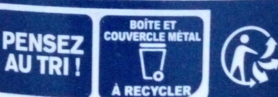 Thon Albacore au naturel 93g - Instruction de recyclage et/ou informations d'emballage