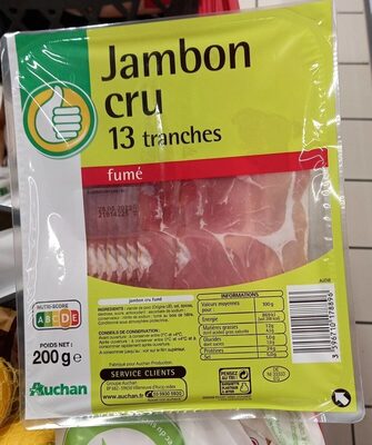 Jambon cru 13 tranches - Product - fr