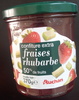 Confiture extra fraises rhubarbe - Product
