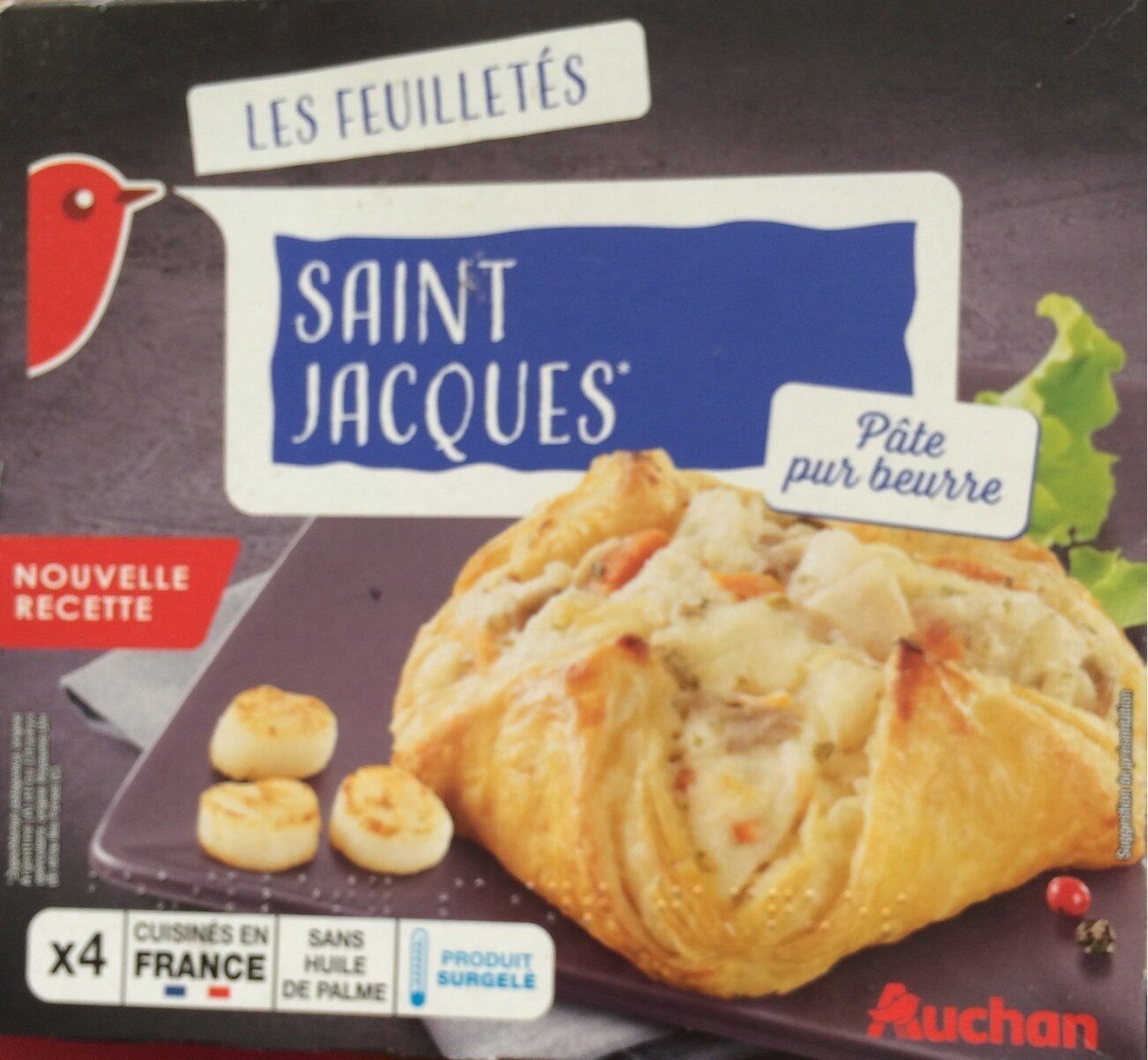 4 feuilletés Noix de Saint-Jacques - Produkt - fr