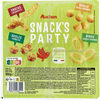 Snacks'party : rings oignon, boules tomate, boules saveur fromage, snacks cacahuète - Produit