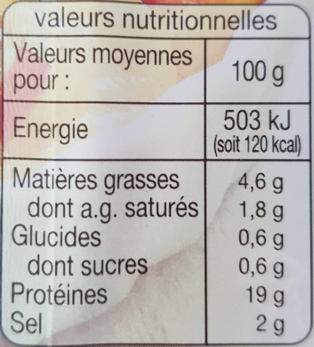 Allumettes Bacon Fumées - Nährwertangaben - fr