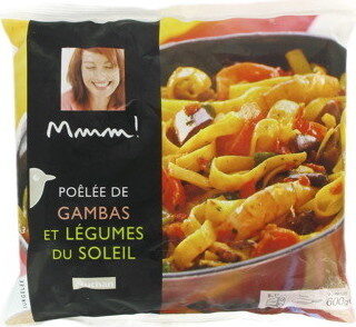 Mmm! Poêlée De Gambas Et Légumes Du Soleil - Prodotto - fr