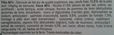 Demi-Lunes Tomate Basilic - Ingrediënten - fr
