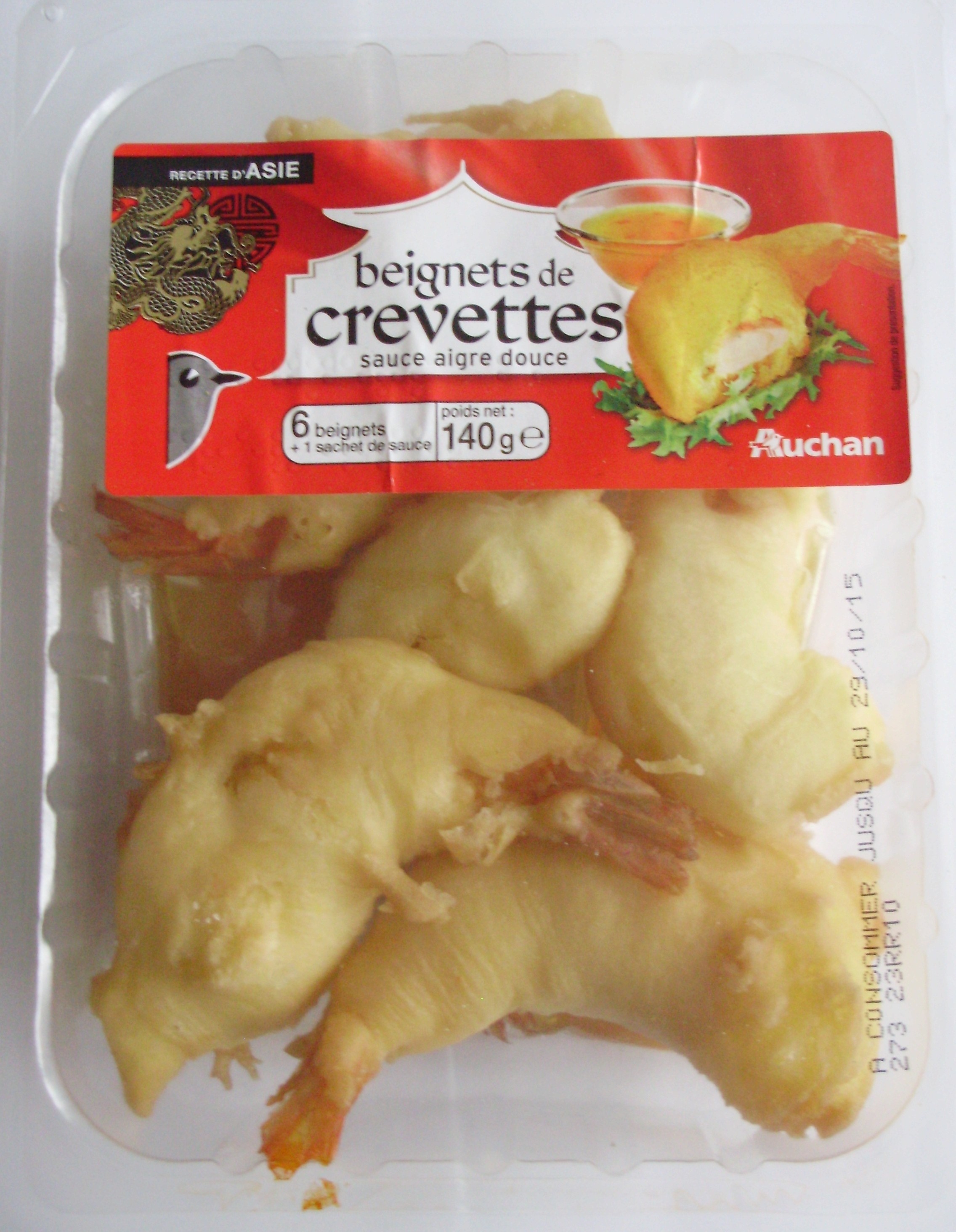 Beignets de crevettes sauce aigre douce (6 beignets + 1 sachet de sauce) - نتاج - fr