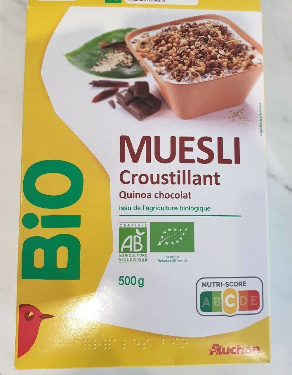 Muesli Croustillant Quinoa chocolat - Produit
