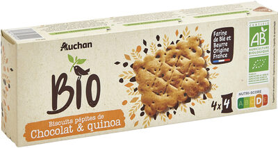 Biscuits pépites de chocolat et quinoa - Product - fr