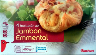 4 Feuilletés au Jambon Emmental - Product - fr