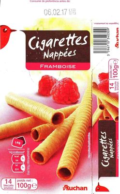 Cigarettes Nappées Framboise - Produit