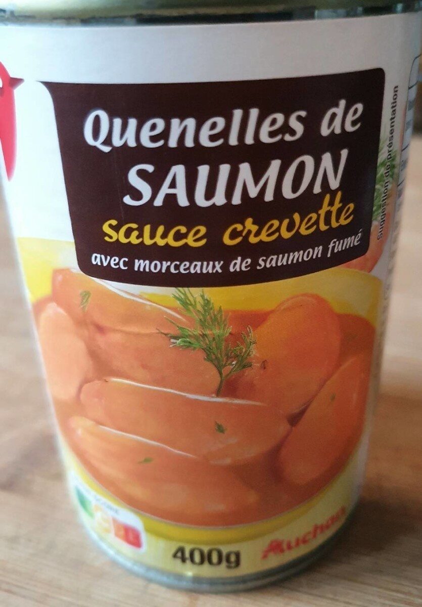 Quenelles de saumon sauce crevette - Product - fr