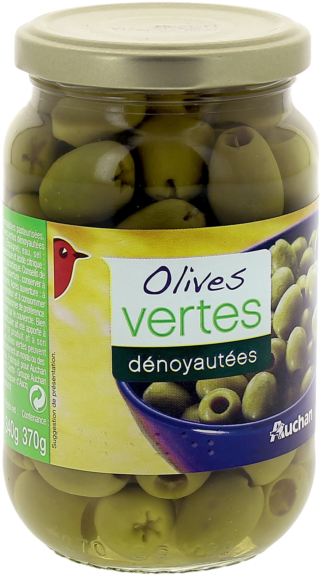 olives vertes dénoyautées - Produit