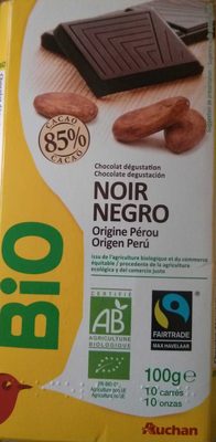 Chocolate Negro Origen Perú 85% cacao – Auchan