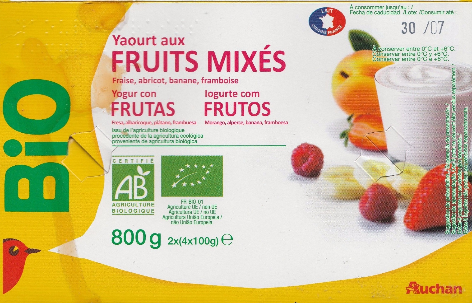 Yaourt aux Fruits mixés - Producte - fr