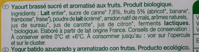 Yaourt aux Fruits mixés - Ingredients - fr