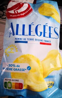 Chips allégées - 30% de M.G. - Product - fr