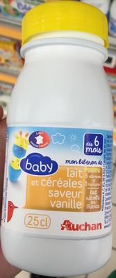 Baby Mon Biberon de lait et céréales saveur vanille - Product - fr