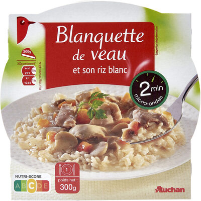 Blanquette de veau et son riz blanc - Product - fr