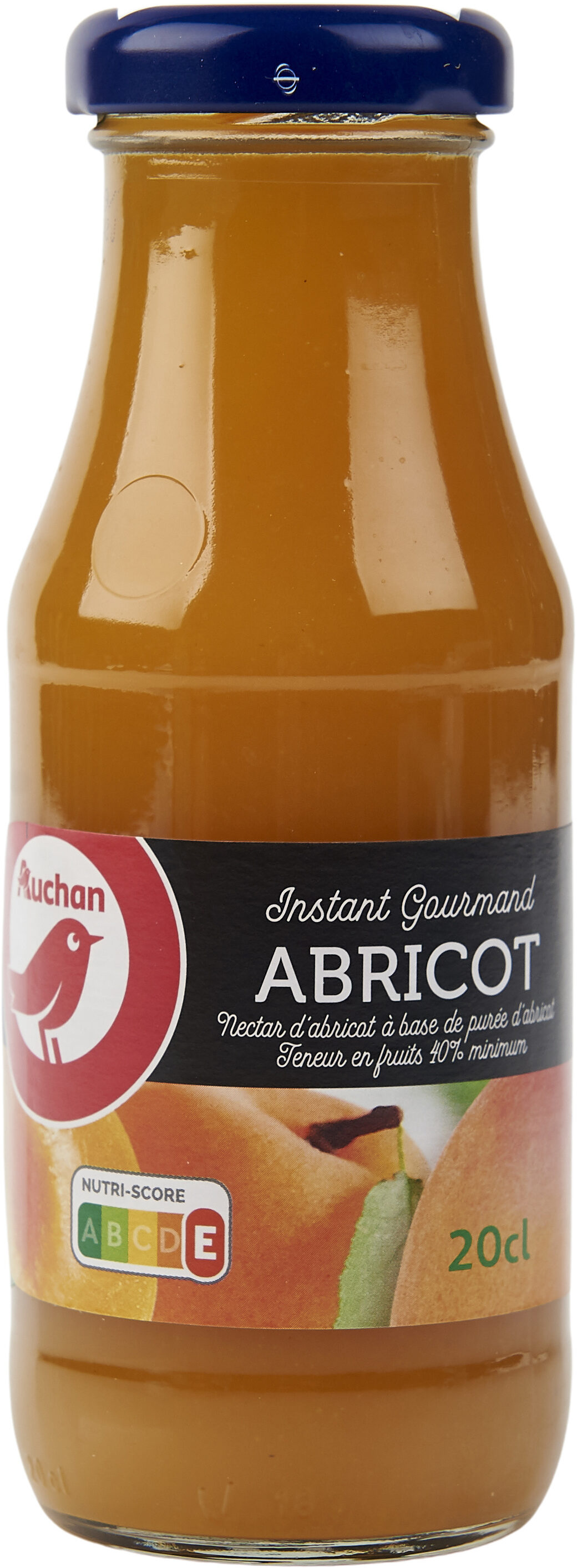 ABRICOT - Nectar d'abricot à base de purée d'abricot. Teneur en fruits : 40% - Produit