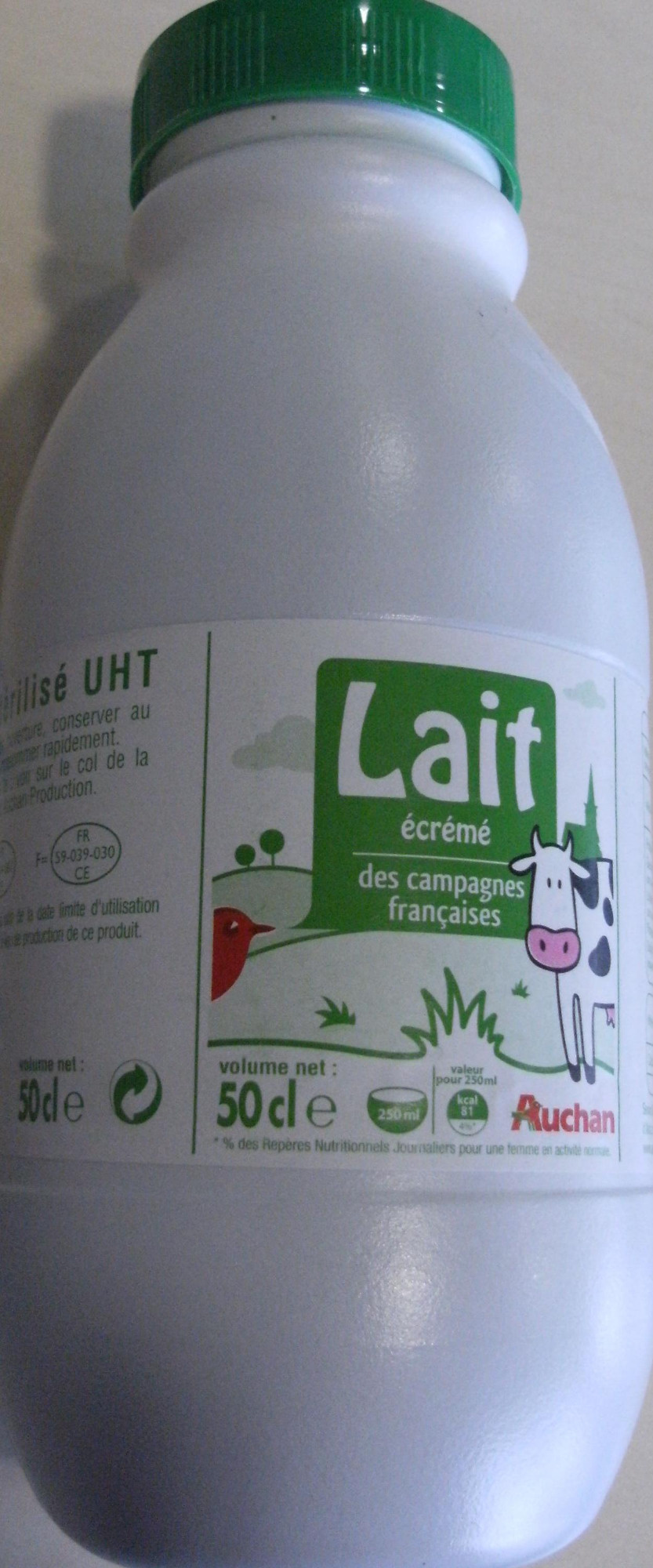 Lait Écrémé des Campagnes Françaises - Product - fr