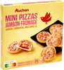 MIni pizzas Jambon fromageJambon + Mozzarella + Emmental - Product