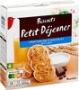 Biscuits Petit Déjeuner Pépites de chocolat et lait - Product
