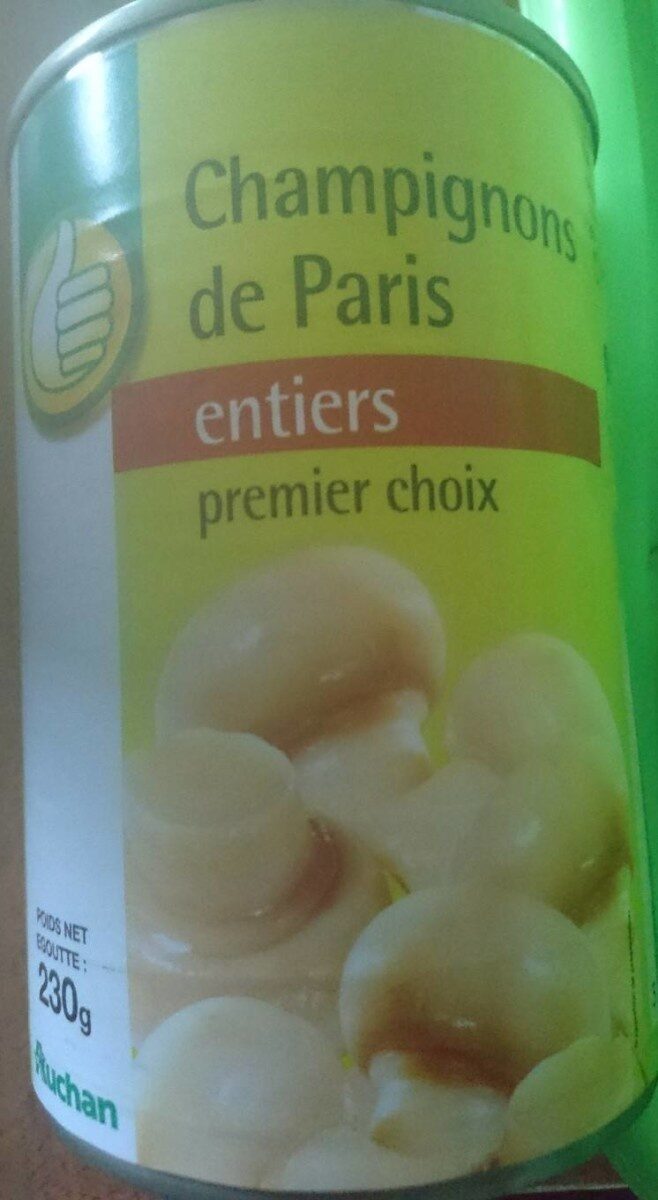 Champignons entier de Paris en conserve - Produkt - fr