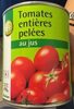 Tomates entières pelées au jus - Produit