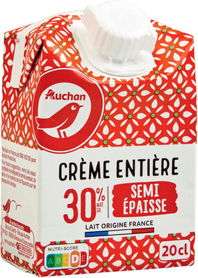 Crème entière semi-épaisse30% mat. gr. - Product - fr