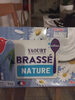 yaourt brassé nature - Producto