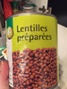 Lentilles préparées - Product