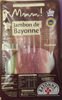 Mmm! jambon de Bayonne 5 tranches - Produit