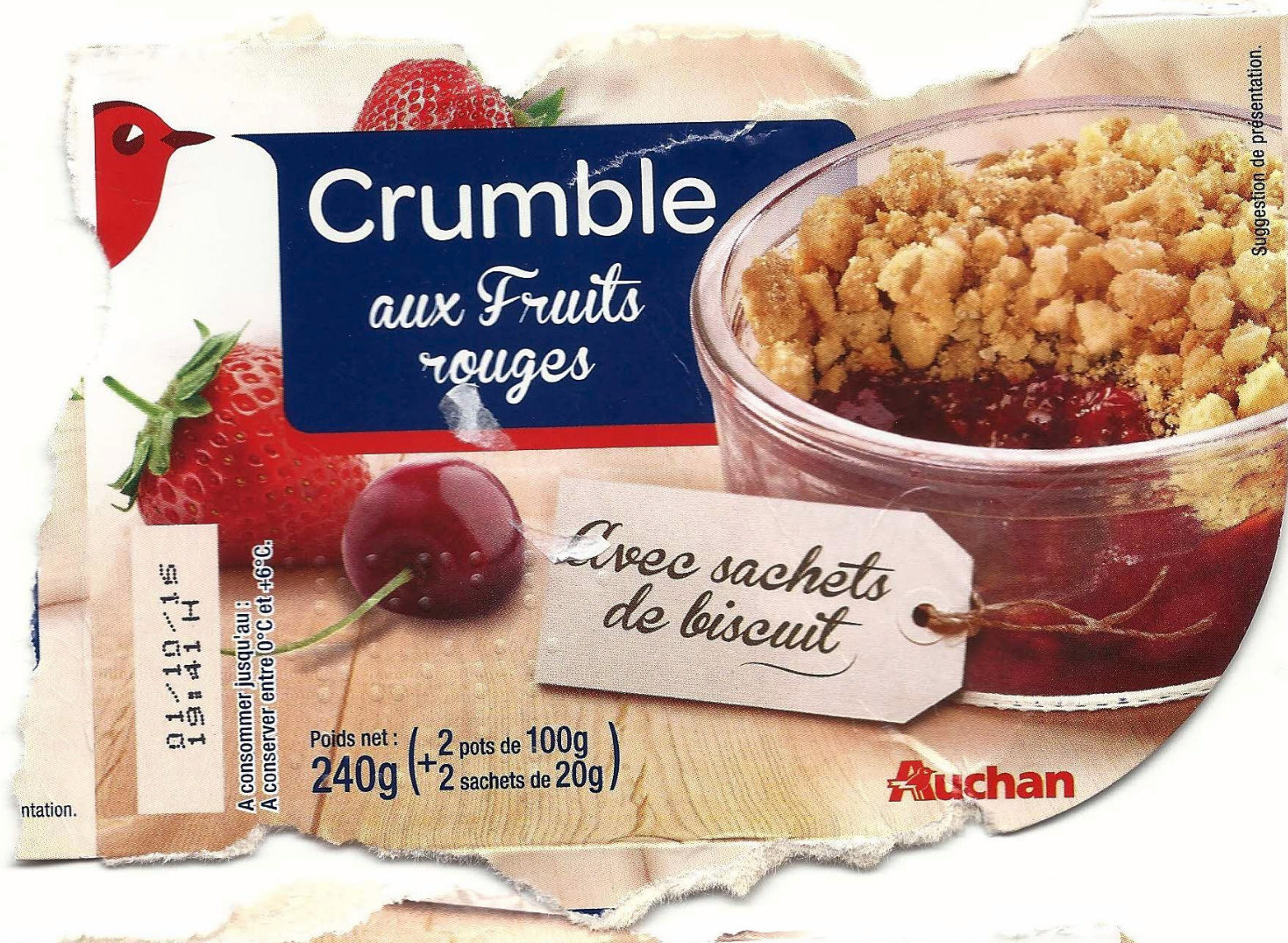 Crumble aux Fruits Rouges - Product - fr