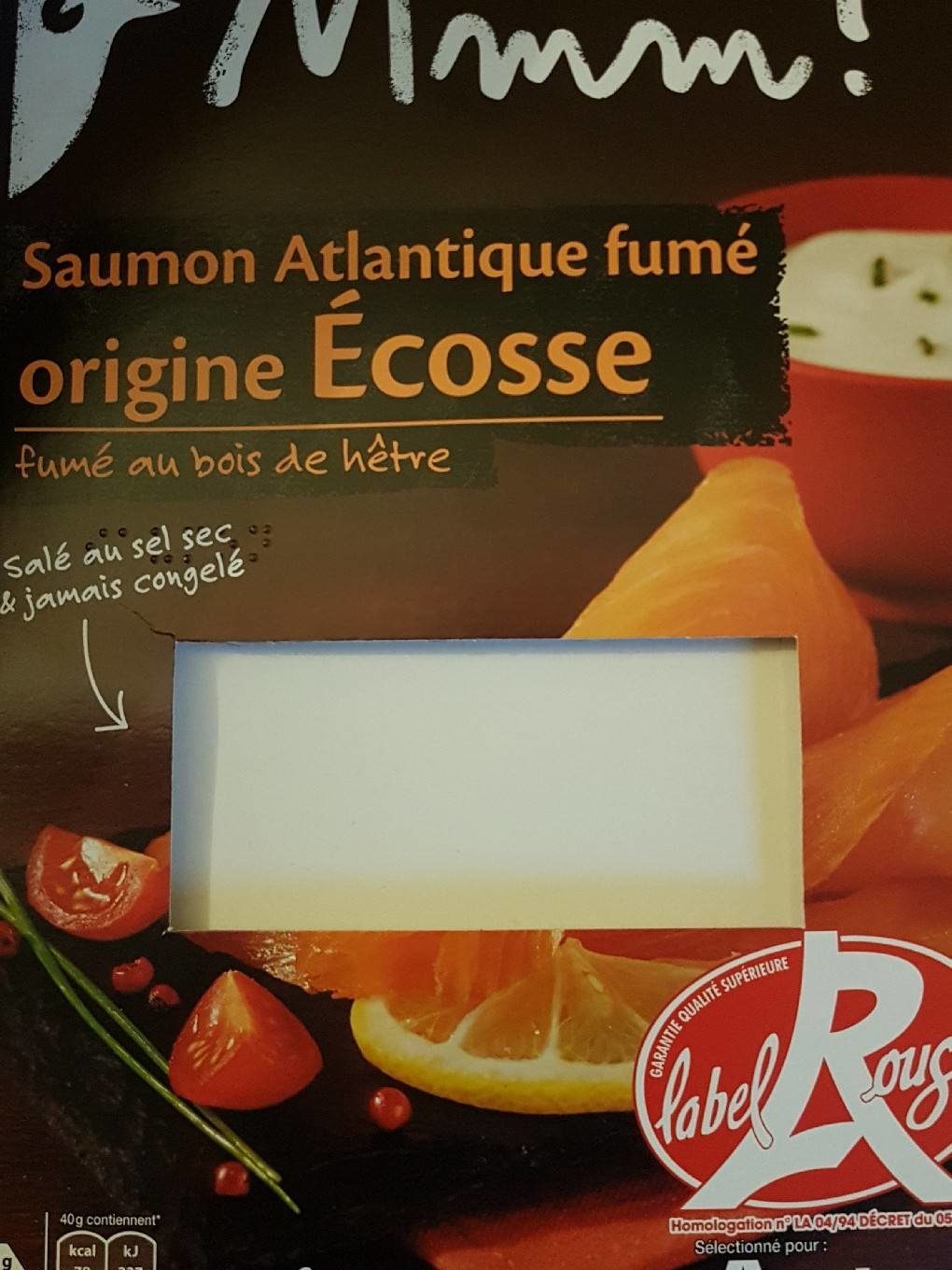Saumon Atlantique fumé origine Ecosse - Product - fr
