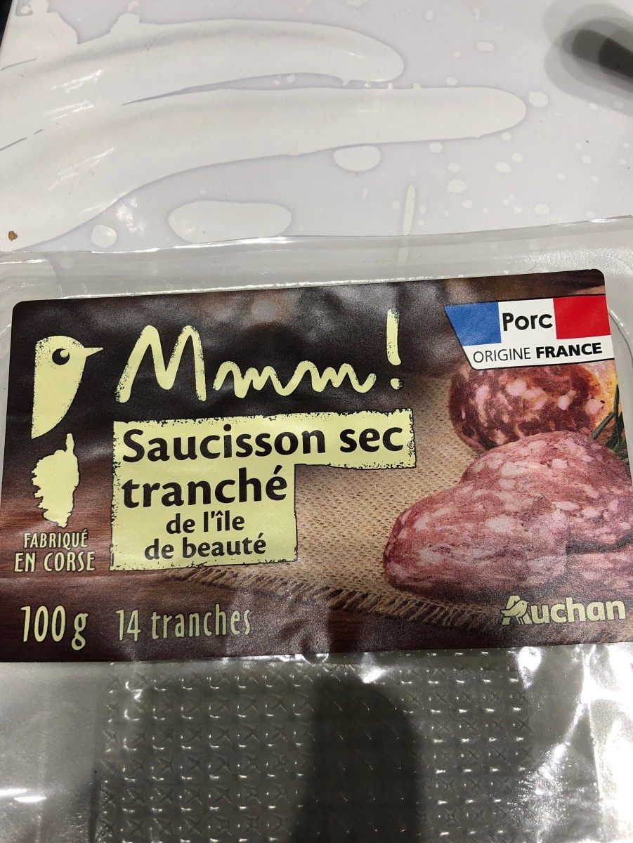 saucisson sec tranché - Produit