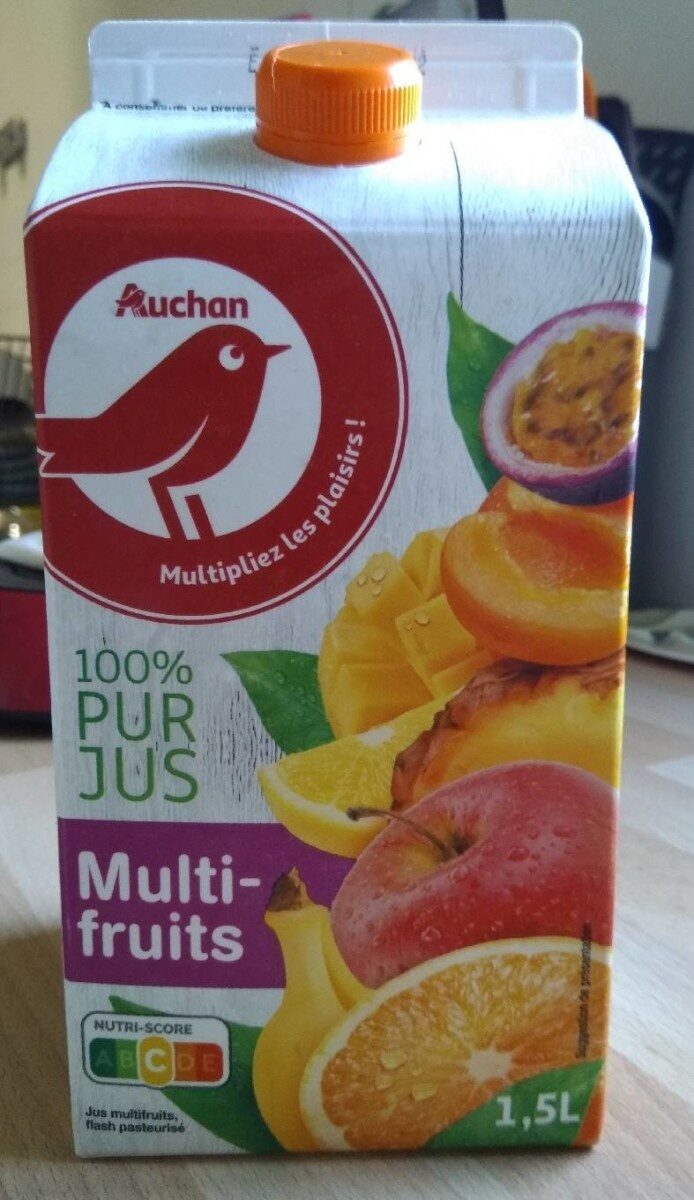 Auchan Pur Jus Multifruit 1,5l - Produkt - fr