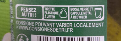 Cornichons fins aux 5 aromates - Instruction de recyclage et/ou informations d'emballage