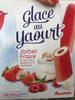 Glace Yaourt sorbet fraise et son coeur fondant à la framboise - Product