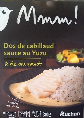 Dos de cabillaud, sauce au yuzu & riz au pavot - Produkt - fr