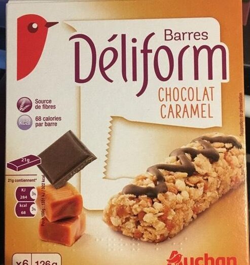 Barres Déliform Chocolat Caramel - Produit