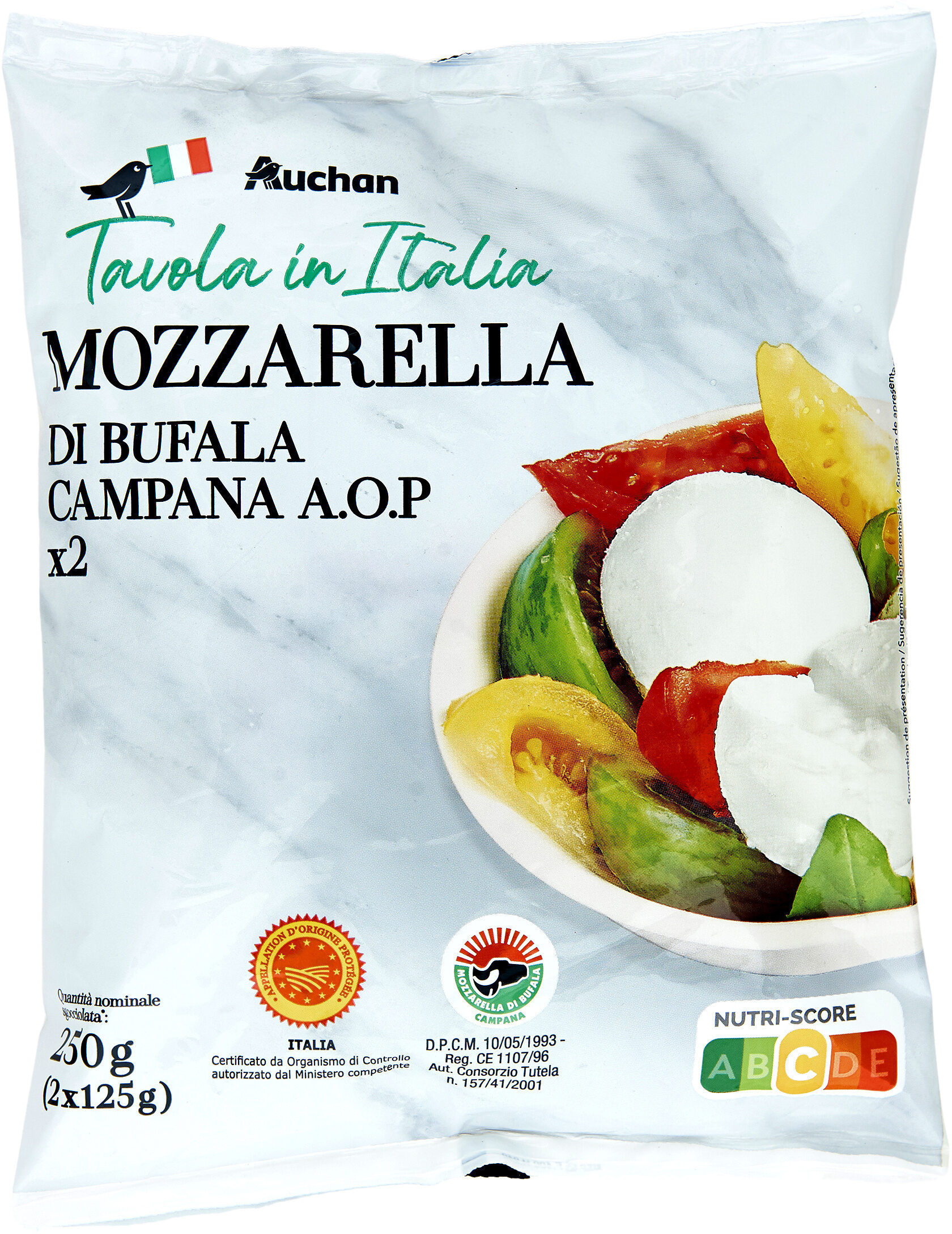 Mozzarella di Bufala Campana AOPx2 - Produit