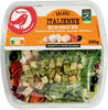 Salade italienne dés de poulet rôti, tomates mi-séchées marinées, croûtons, mozzarella, olives noiressauce vinaigrette au vinaigre balsamique - Product