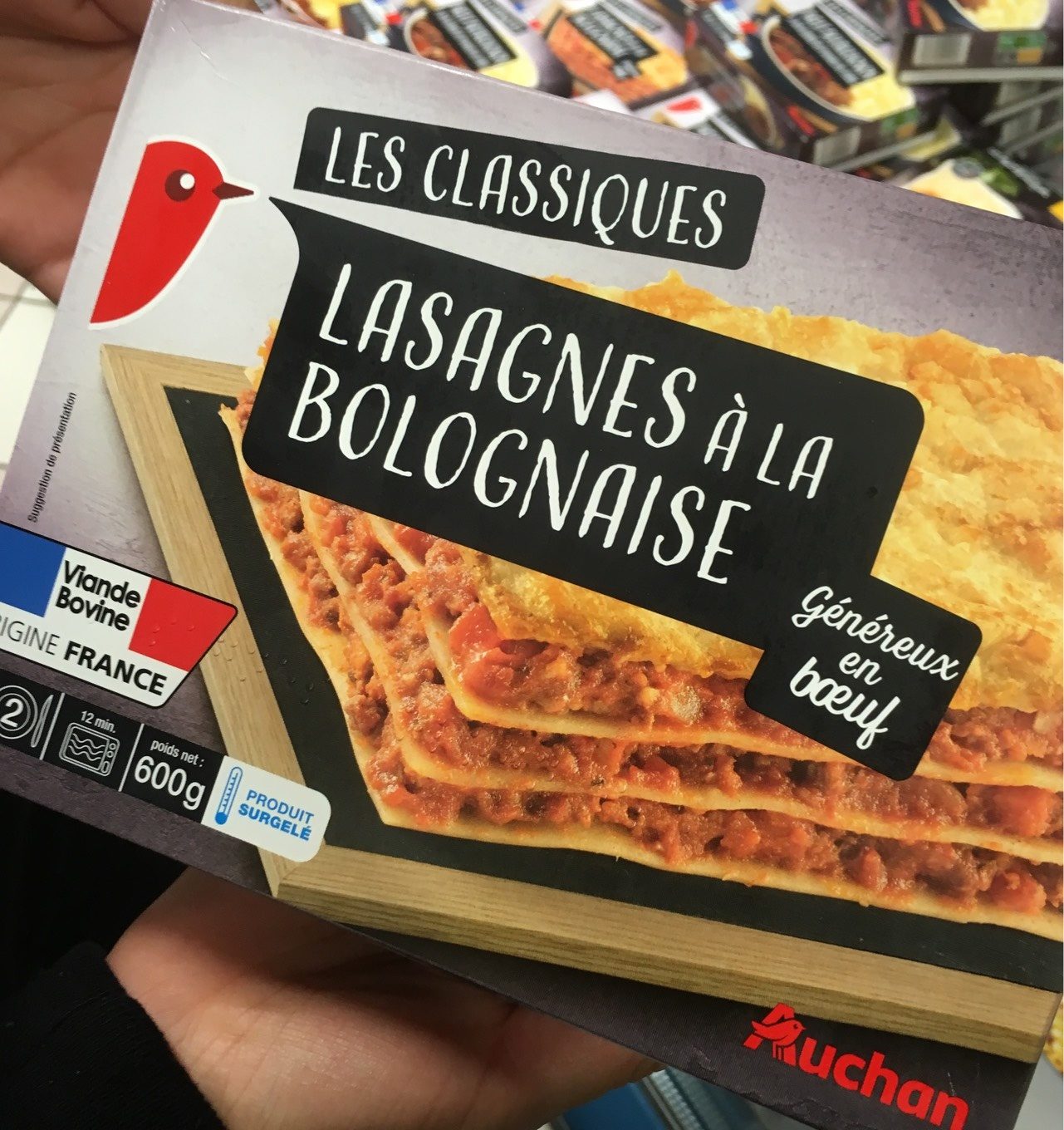 Les classiques - Lasagne à la bolognaise généreux en bœuf - Produit