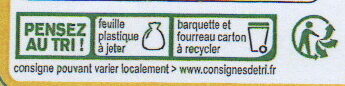 La brique au lait de vache - Recycling instructions and/or packaging information - fr