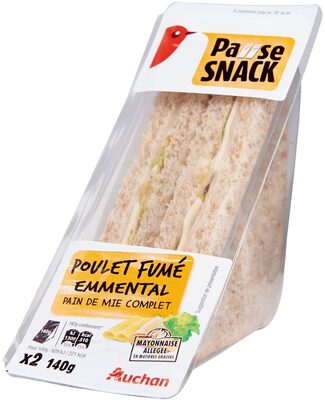 Sandwich poulet fumé emmental mayonnaise salade - نتاج - fr