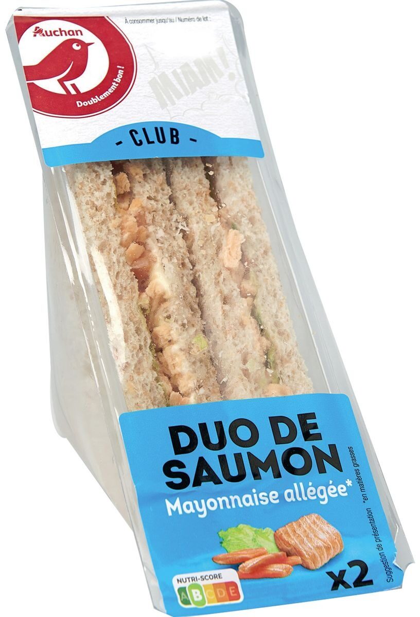 Duo de saumon mayonnaise allégée - Product - fr