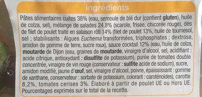 Pate et salade poulet roti - Ingrediënten - fr