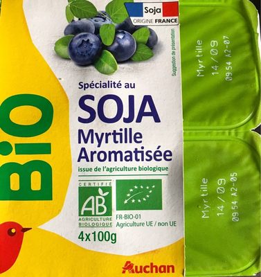 Spécialité au soja myrtille aromatisée bio - Produit