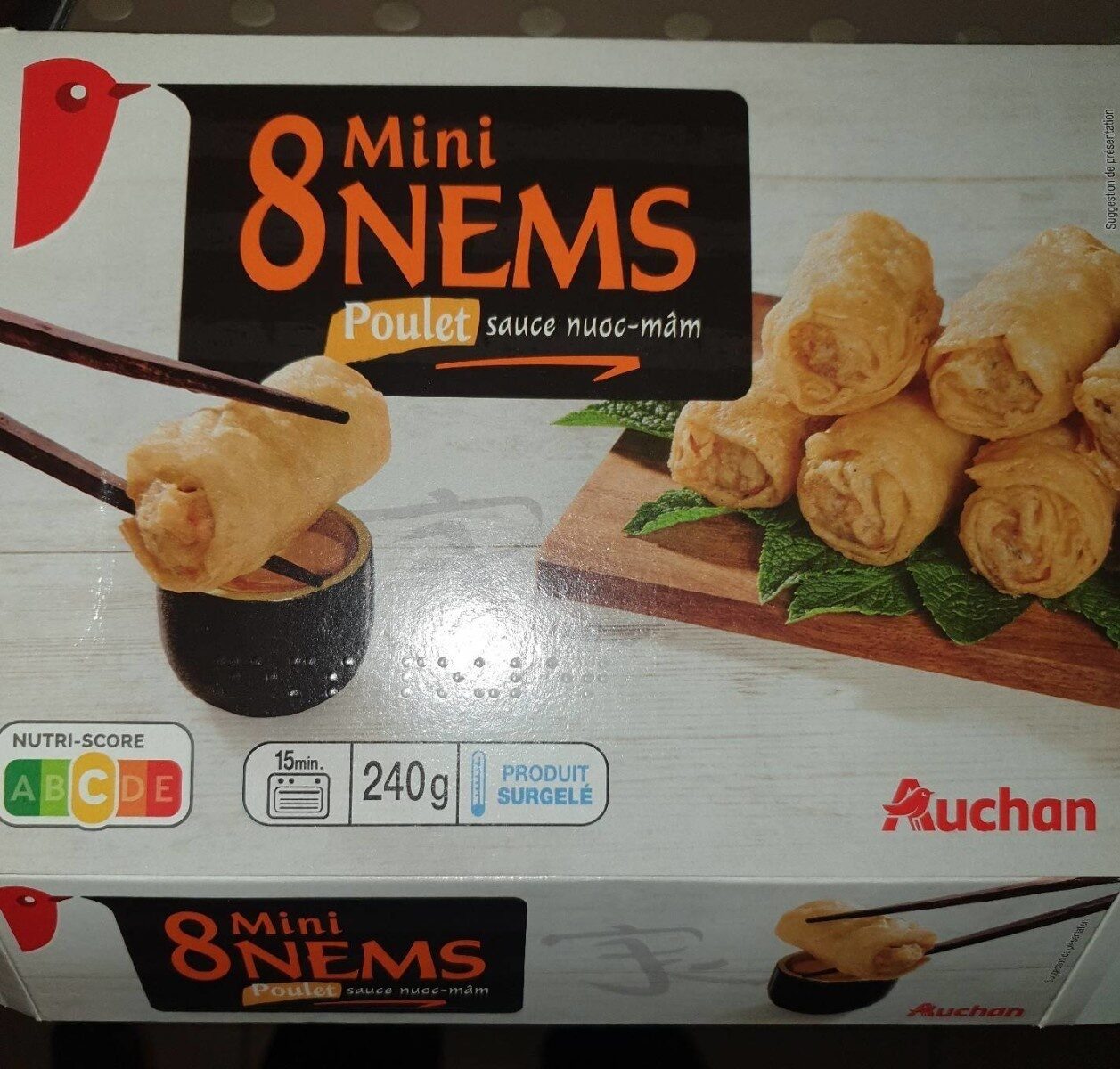 8 mini nems poulet sauce nuoc-mâm - Produit